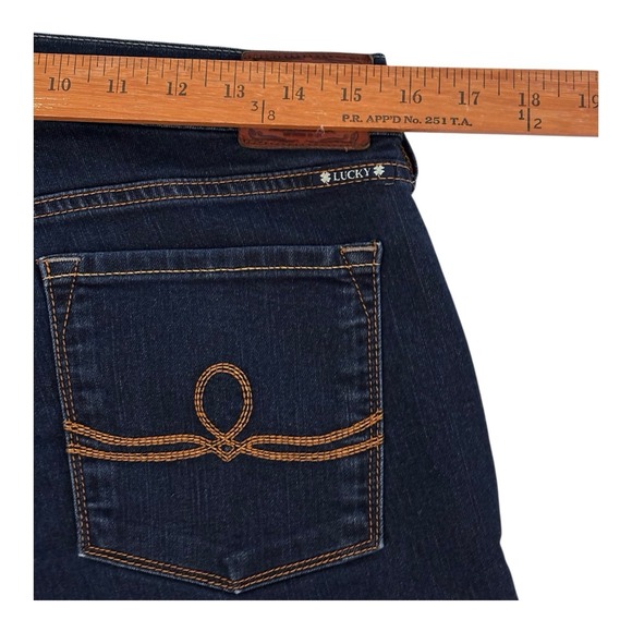 Lucky Brand Sofia Skinny Jeans 14/32 Mid Rise Dark Wash Ankle Stretch (31 x 28) - Picture 6 of 8
